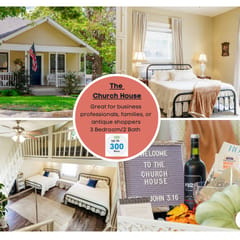 The Church House – Historic 1935 Home w/ Firepit